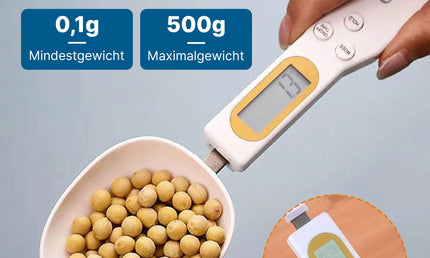 Digitale Löffelwaage – genaues Abwiegen mit nur einem Handgriff