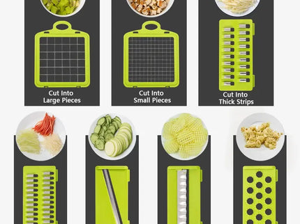 Chop & Slice Pro – 16-teiliges Set für schnelle und einfache Küchenvorbereitung