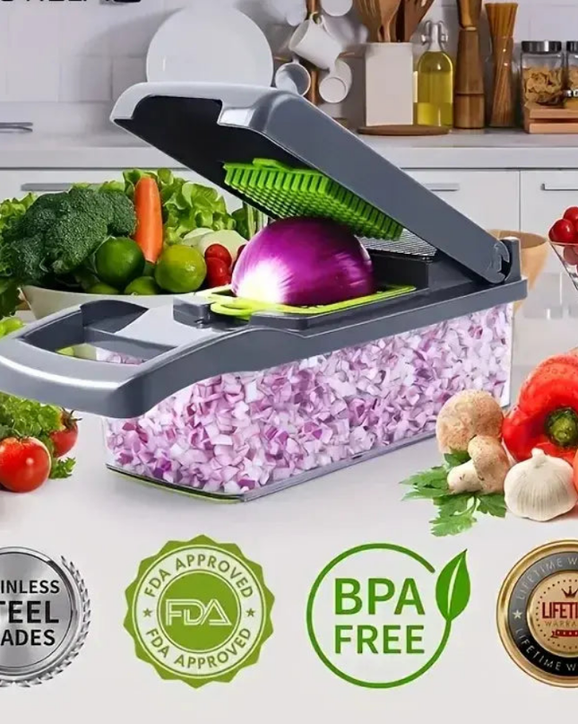 Chop & Slice Pro – 16-teiliges Set für schnelle und einfache Küchenvorbereitung