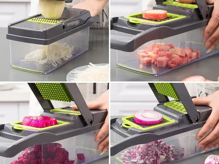 Chop & Slice Pro – 16-teiliges Set für schnelle und einfache Küchenvorbereitung