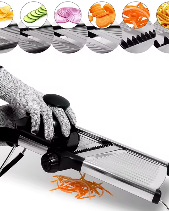 Schnell, Sicher, Präzise – Die Verstellbare Mandoline für jede Küche